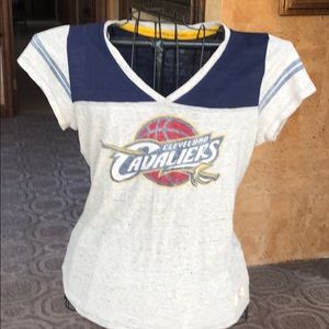 Cleveland Cavaliers burnout tee w/ bling